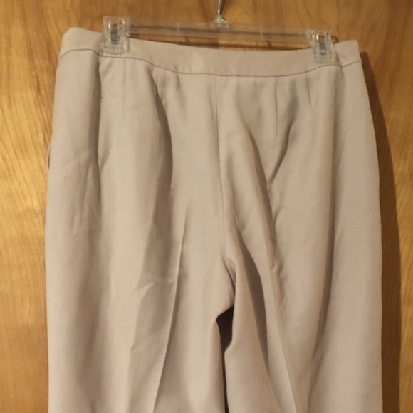 Women's Talbots lined tan pants - Picture 2 of 3